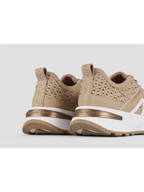 Sneakers Liverpool in pelle con inserto intrecciato Alexander Smith ALEXANDER SMITH | ASBDLPW-2211-CML